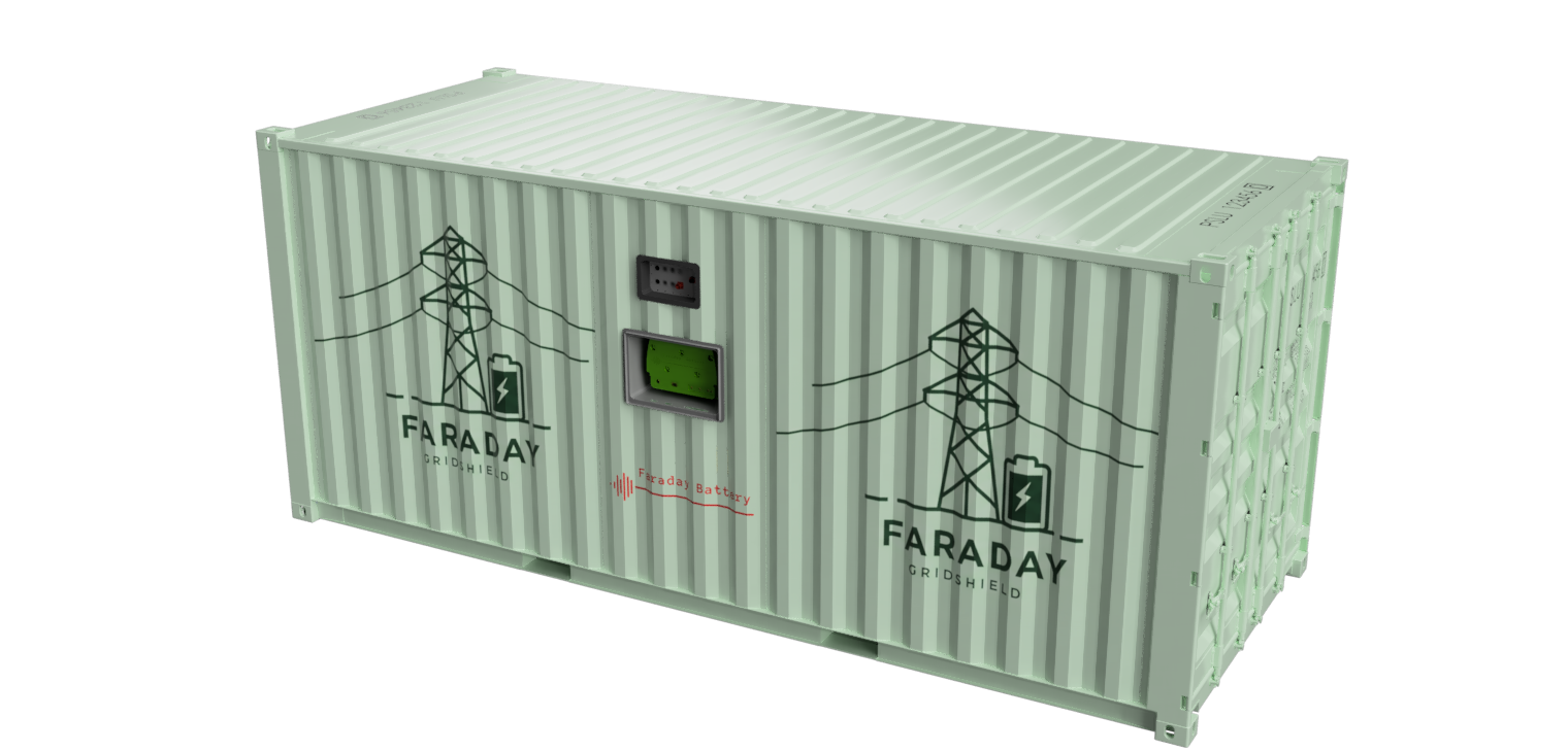 Shipping container render